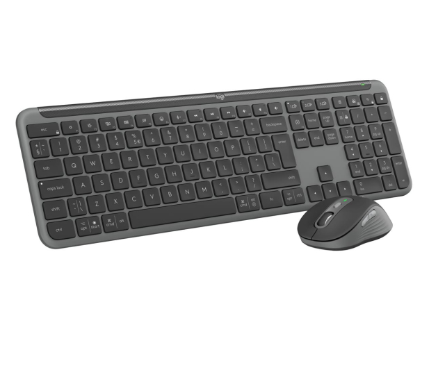 LOGITECH Zestaw mysz + klawiatura MK950 Sigantura Slim US Graphite 920-012490 - 1233175 - zdjęcie 2